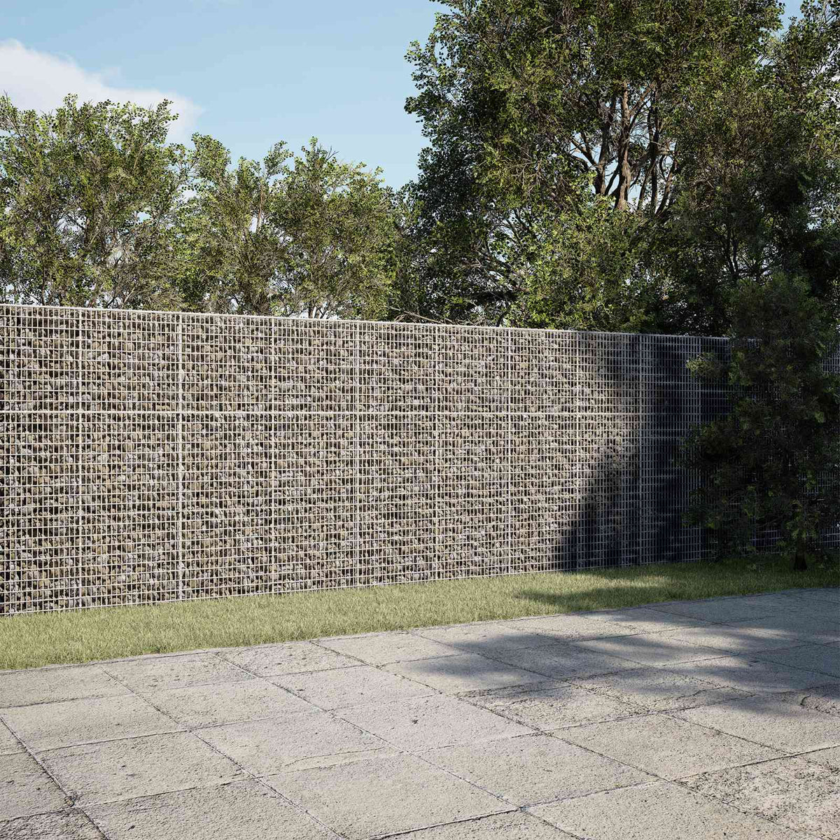 Gabion s žicom debljine 3,5 mm i mrežom 5x2,5 cm 550x50x150 cm