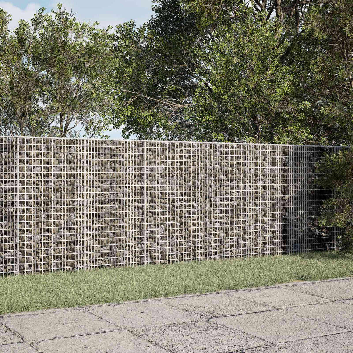 Gabion s žicom debljine 3,5 mm i mrežom 5x2,5 cm 250x100x100 cm