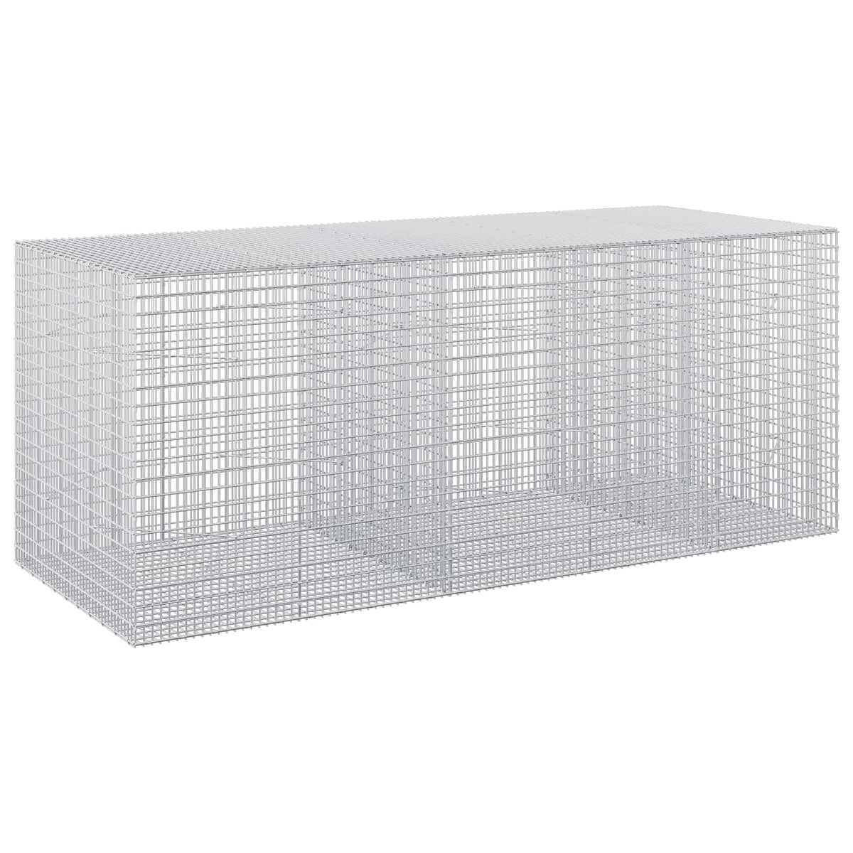Gabion s žicom debljine 3,5 mm i mrežom 5x2,5 cm 250x100x100 cm