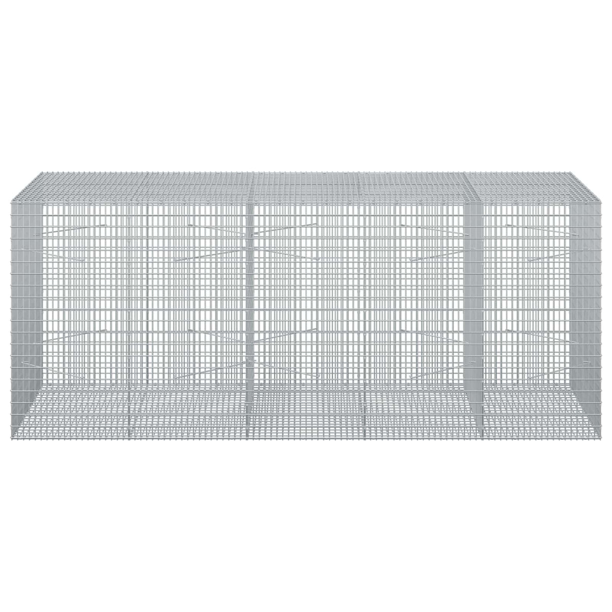 Gabion s žicom debljine 3,5 mm i mrežom 5x2,5 cm 250x100x100 cm
