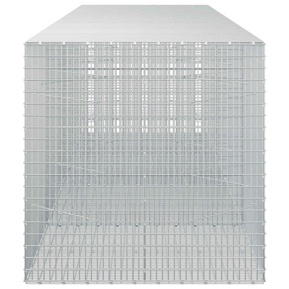 Gabion s žicom debljine 3,5 mm i mrežom 5x2,5 cm 400x100x100 cm