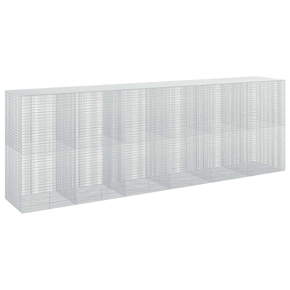Gabion s žicom debljine 3,5 mm i mrežom 5x2,5 cm 600x100x200 cm