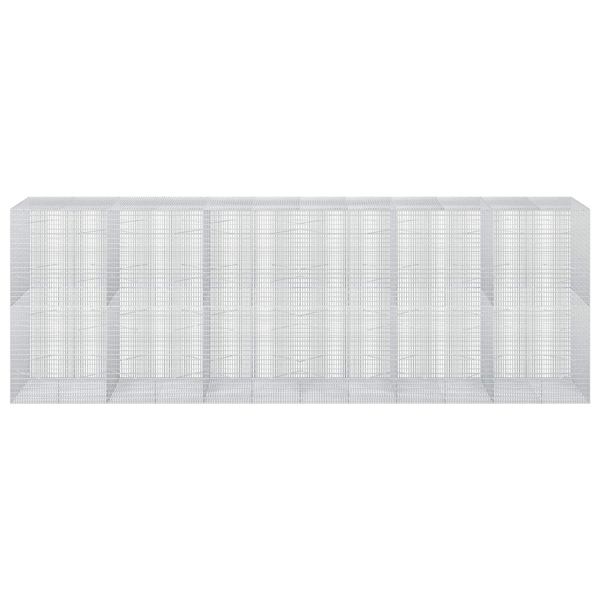 Gabion s žicom debljine 3,5 mm i mrežom 5x2,5 cm 600x100x200 cm