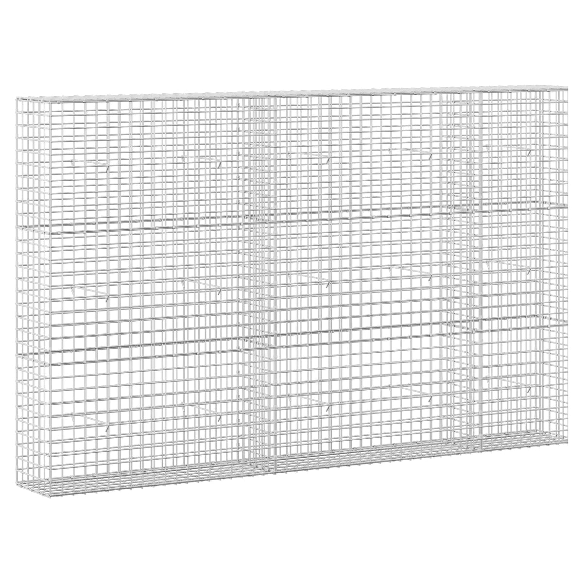Gabion s žicom debljine 3,5 mm i mrežom 5x5 cm 250x30x150 cm