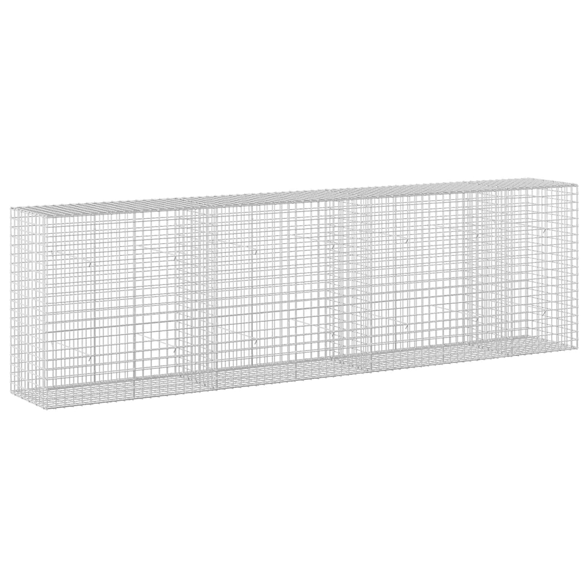 Gabion s žicom debljine 3,5 mm i mrežom 5x5 cm 350x50x100 cm