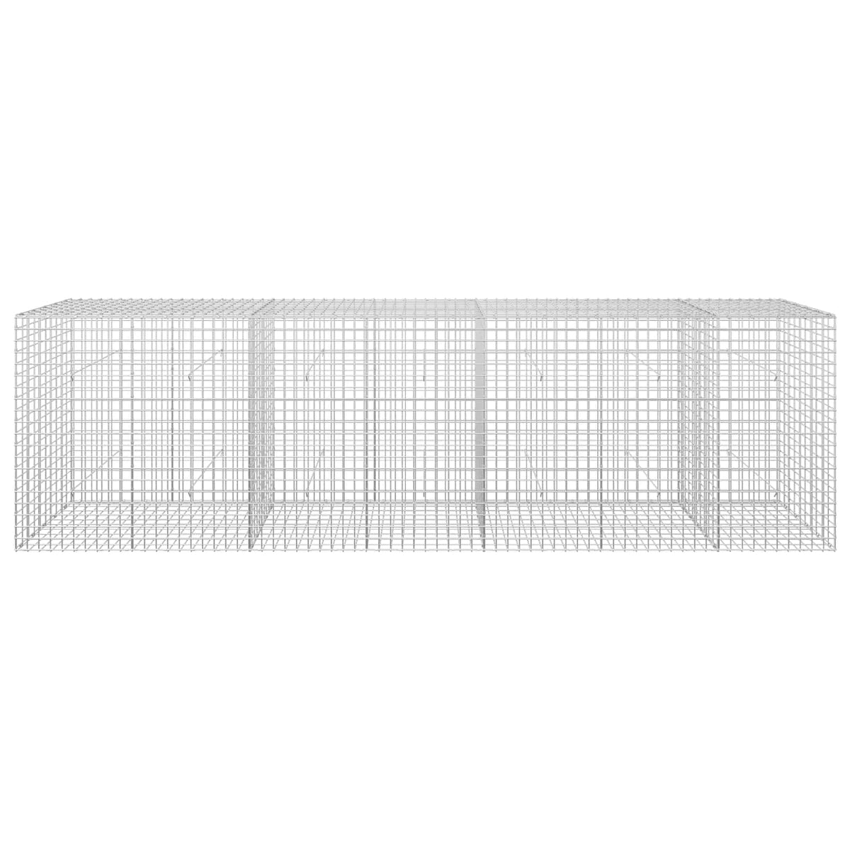 Gabion s žicom debljine 3,5 mm i mrežom 5x5 cm 350x50x100 cm