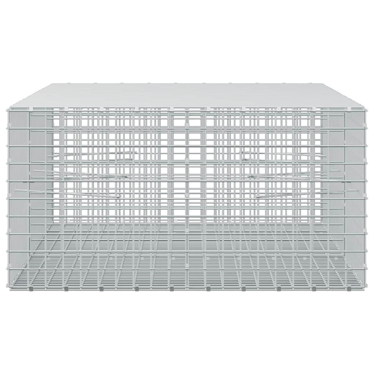 Gabion s žicom debljine 3,5 mm i mrežom 5x5 cm 250x100x50 cm