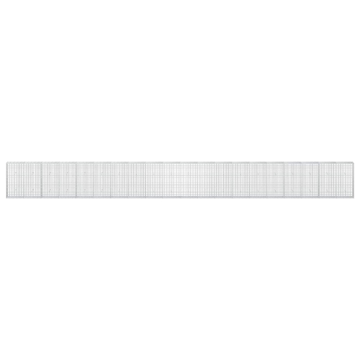 Gabion s žicom debljine 3,5 mm i mrežom 5x10 cm 1000x30x100 cm