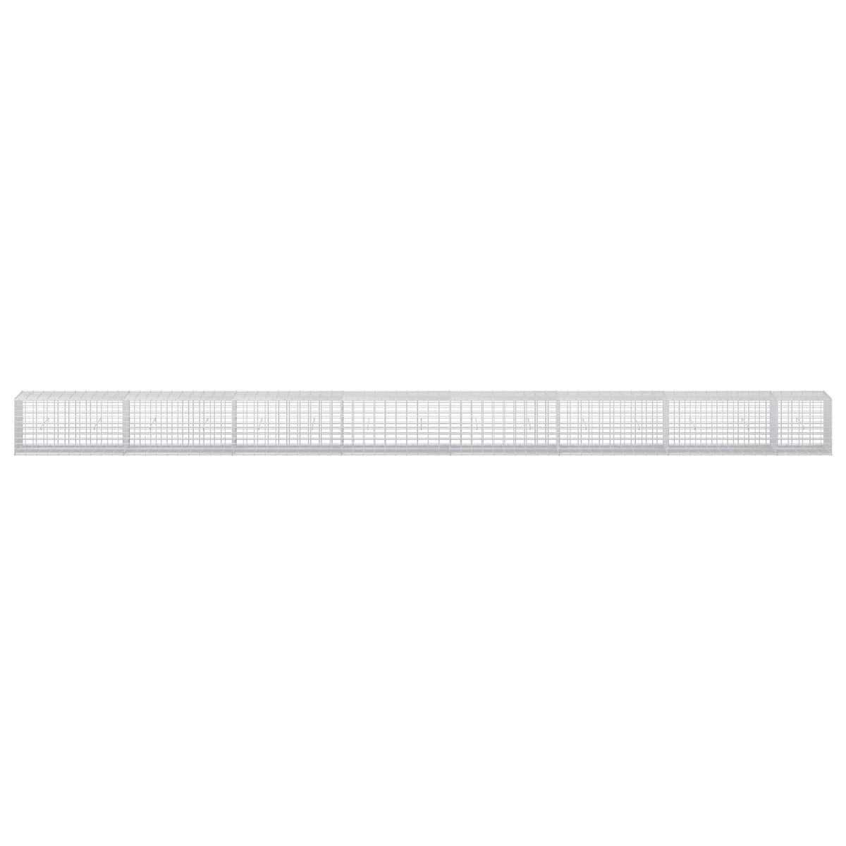 Gabion s žicom debljine 3,5 mm i mrežom 5x10 cm 750x50x50 cm