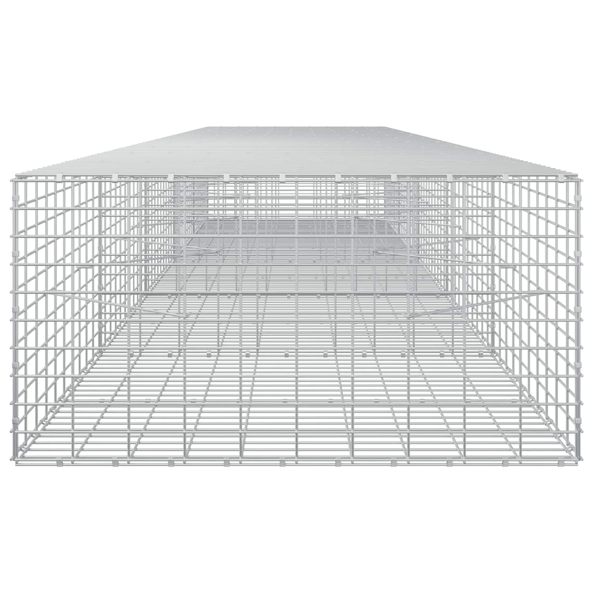 Gabion s žicom debljine 3,5 mm i mrežom 5x10 cm 500x100x50 cm