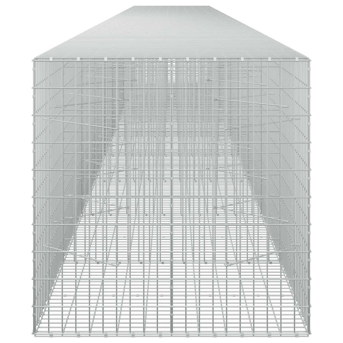 Gabion s žicom debljine 3,5 mm i mrežom 5x10 cm 1000x100x100 cm