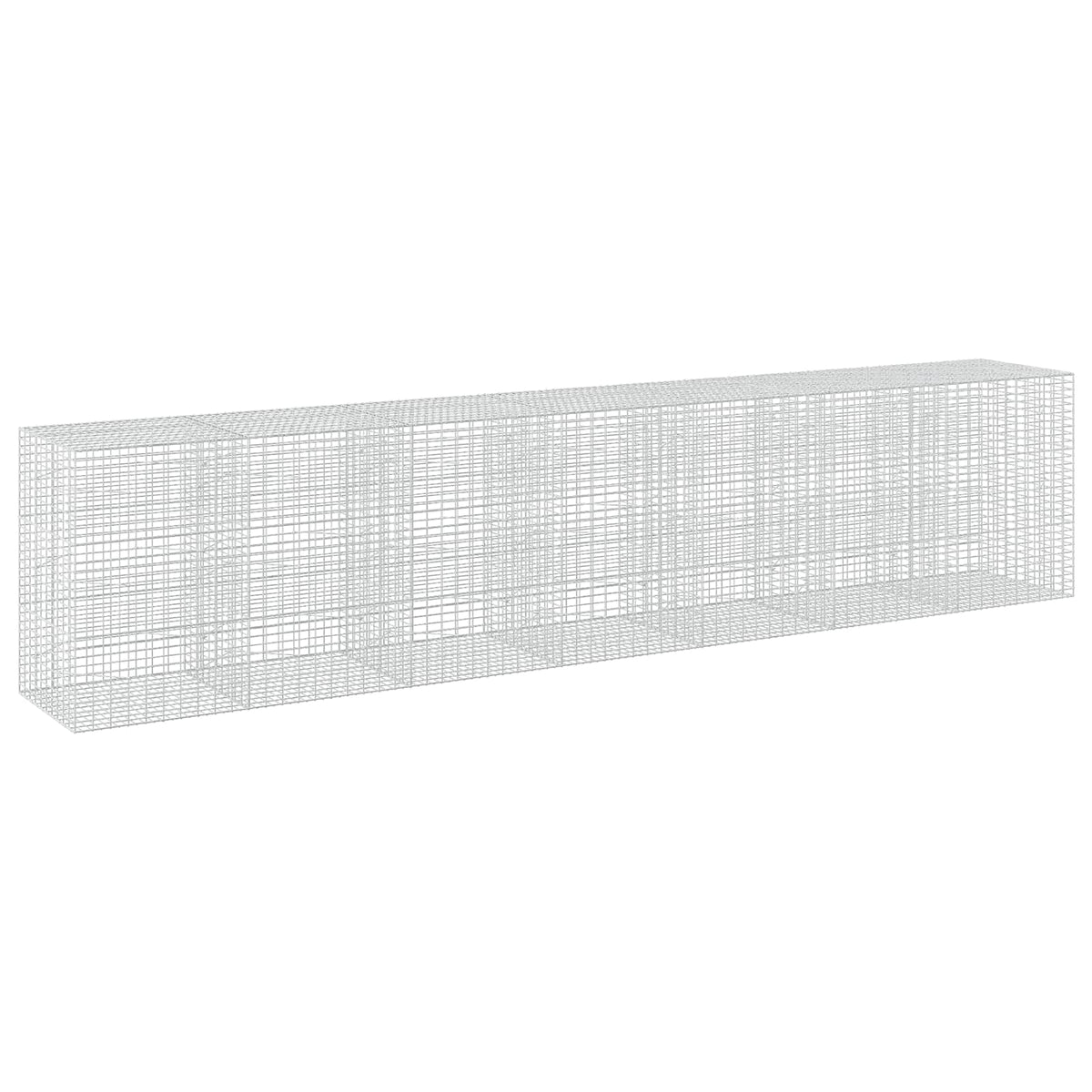 Gabion s žicom debljine 3,5 mm i mrežom 5x10 cm 700x100x150 cm