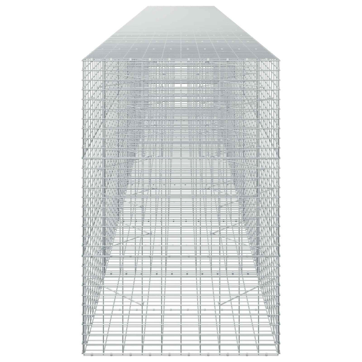 Gabion s žicom debljine 3,5 mm i mrežom 5x10 cm 700x100x150 cm