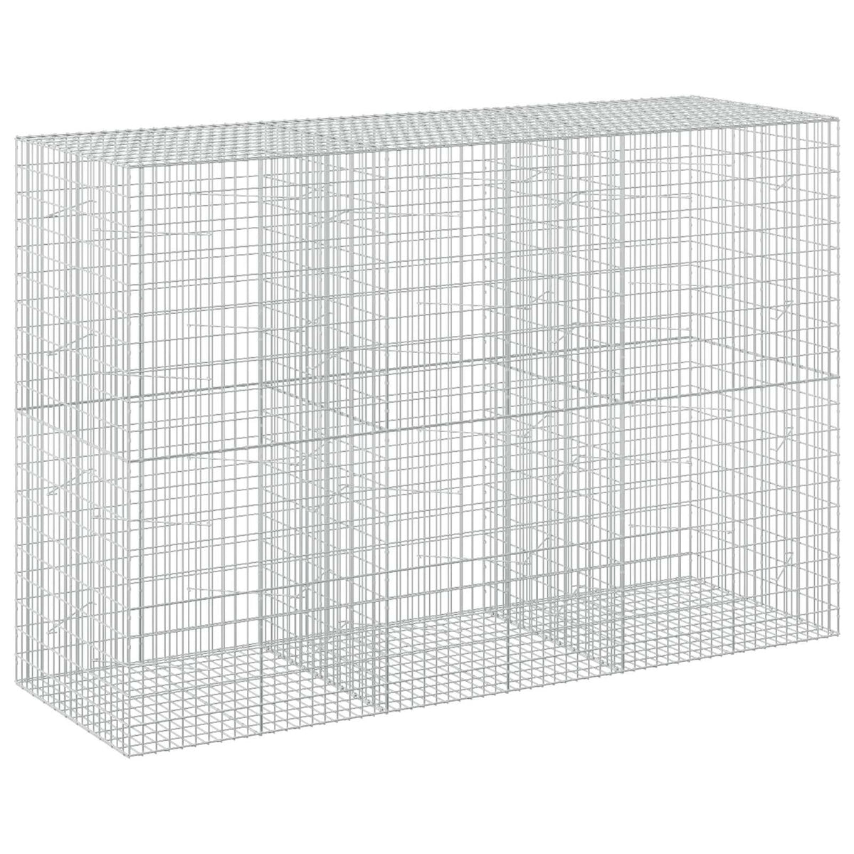 Gabion s žicom debljine 3,5 mm i mrežom 5x10 cm 300x100x200 cm
