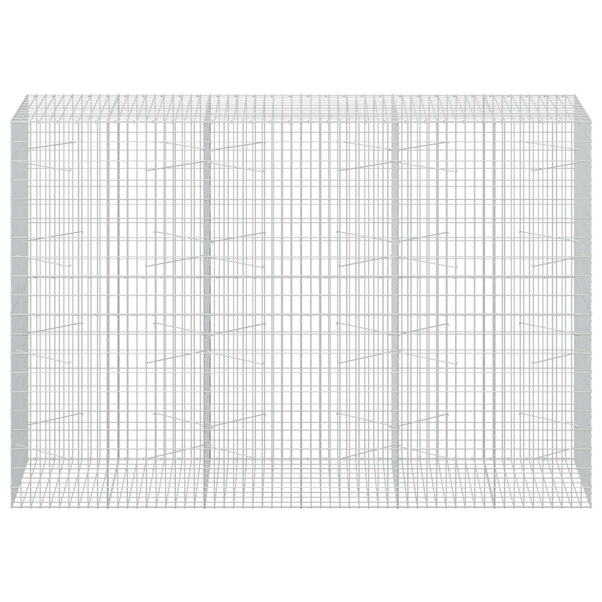 Gabion s žicom debljine 3,5 mm i mrežom 5x10 cm 300x100x200 cm