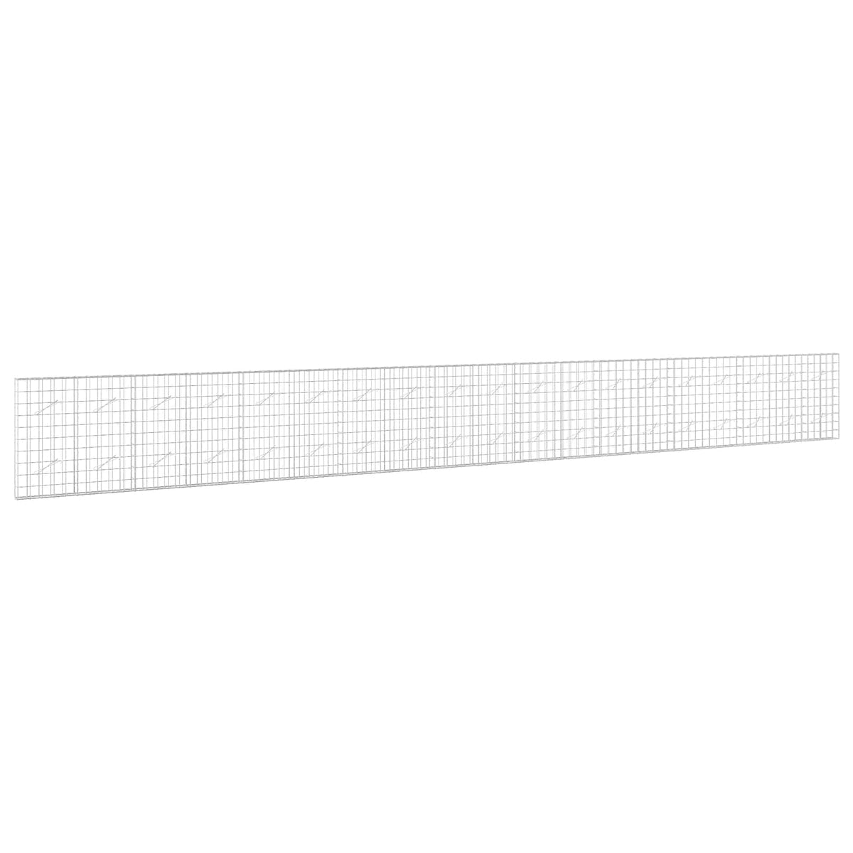 Gabion s žicom debljine 3,5 mm i mrežom 10x10 cm 950x10x100 cm