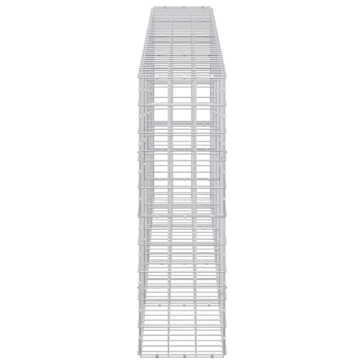 Gabion s žicom debljine 3,5 mm i mrežom 10x10 cm 400x30x100 cm
