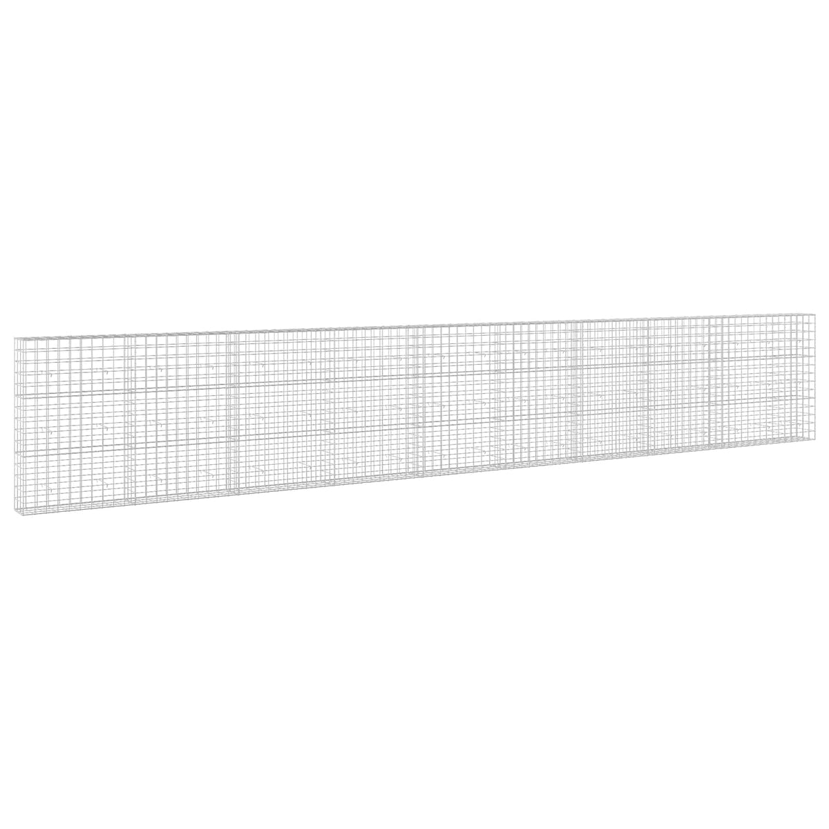 Gabion s žicom debljine 3,5 mm i mrežom 10x10 cm 950x30x150 cm
