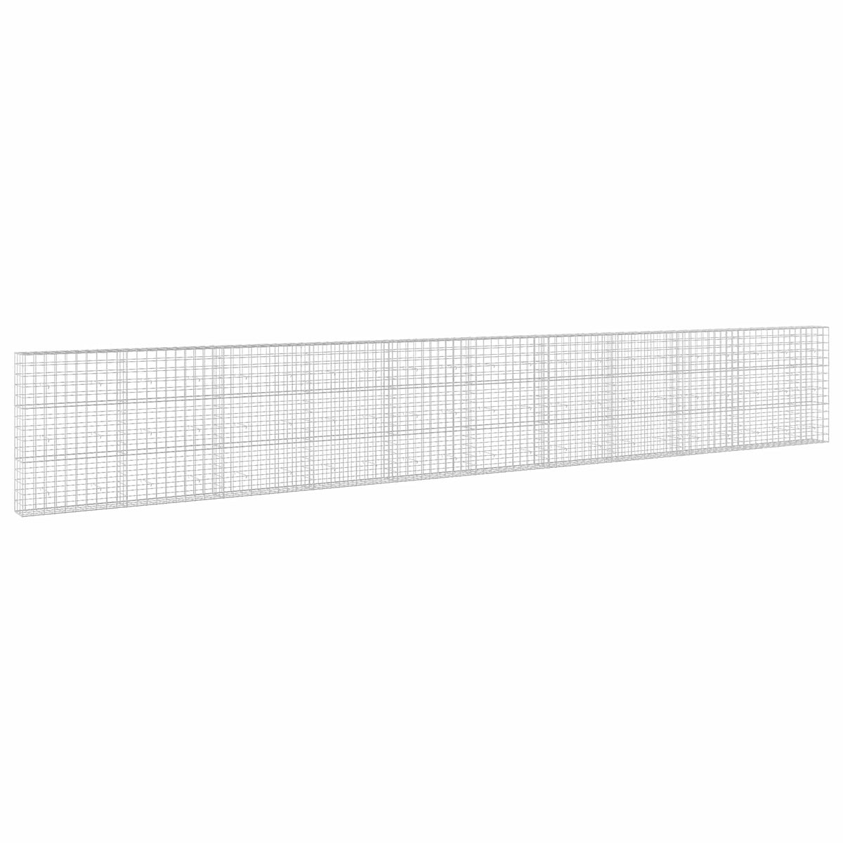 Gabion s žicom debljine 3,5 mm i mrežom 10x10 cm 1050x30x150 cm