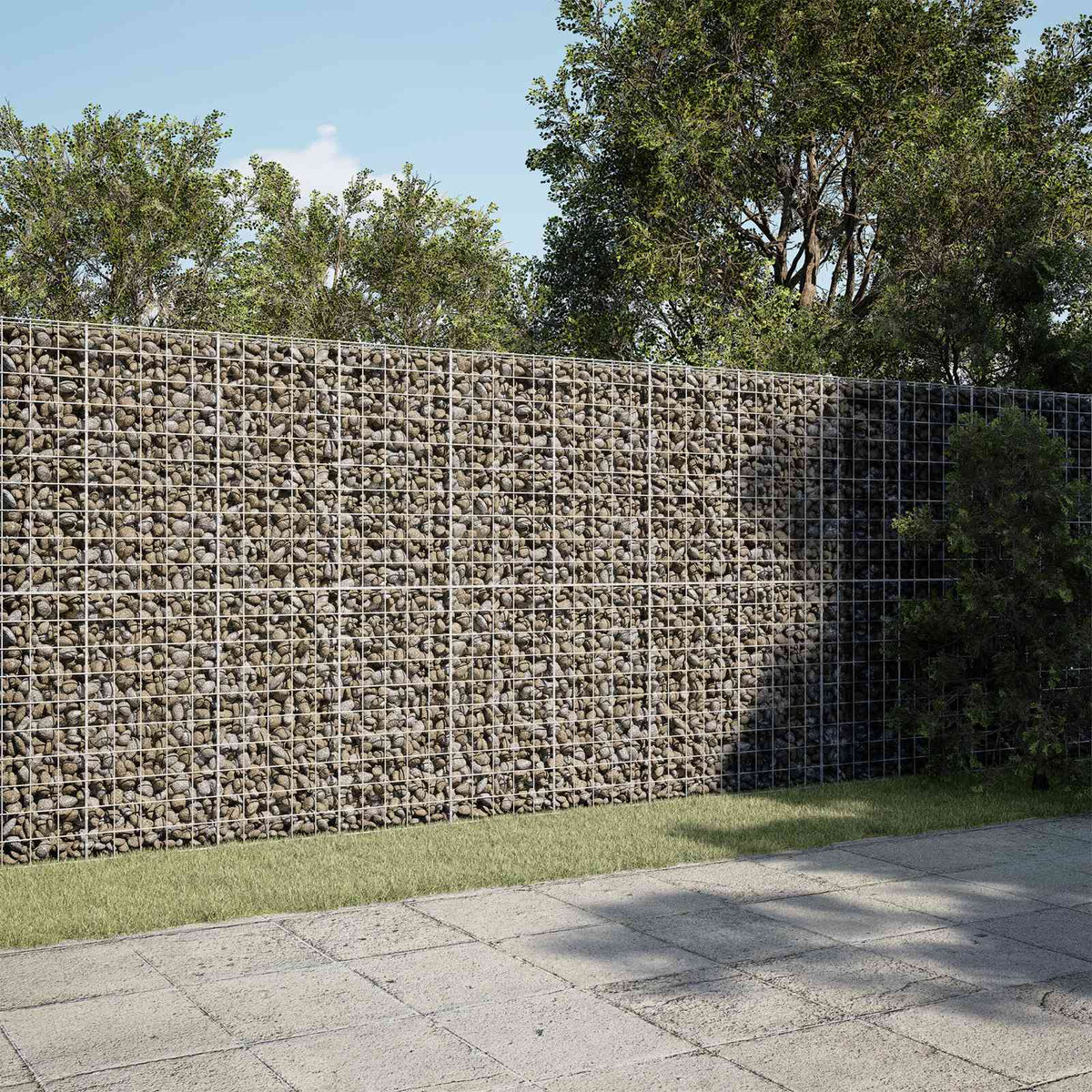 Gabion s žicom debljine 3,5 mm i mrežom 10x10 cm 950x50x200 cm
