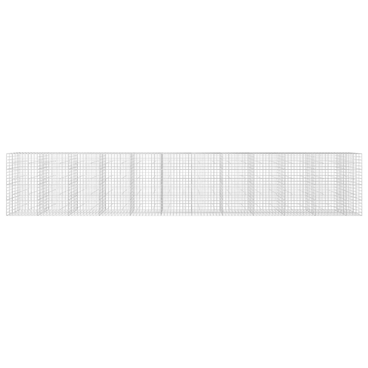 Gabion s žicom debljine 3,5 mm i mrežom 10x10 cm 1150x50x200 cm