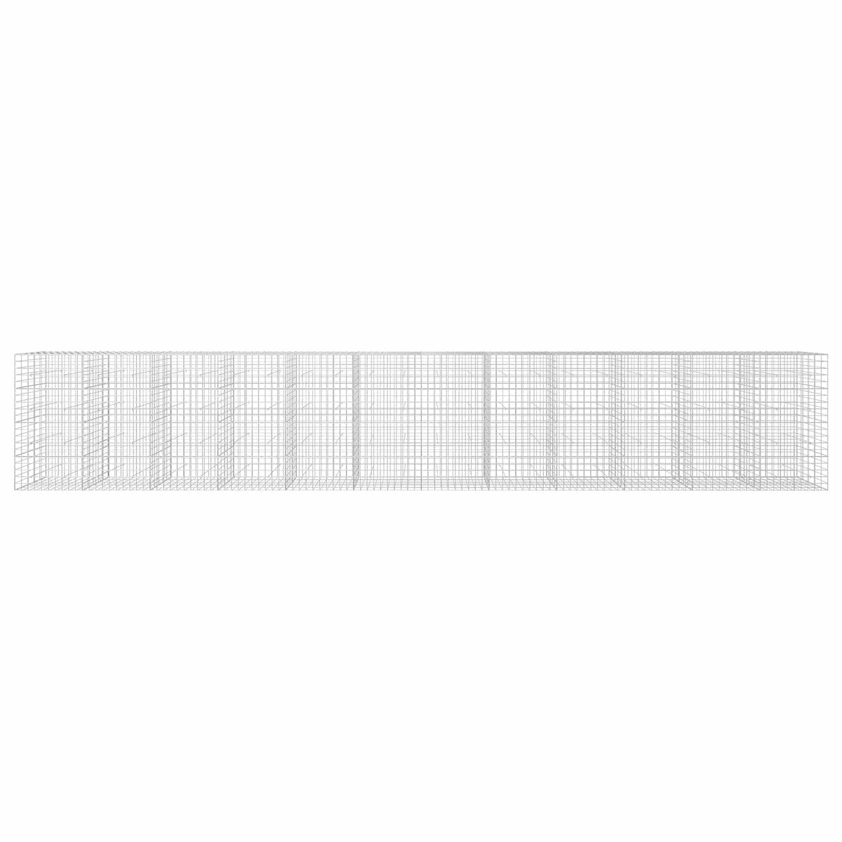 Gabion s žicom debljine 3,5 mm i mrežom 10x10 cm 1200x50x200 cm