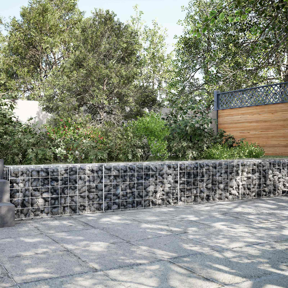 Gabion s žicom debljine 3,5 mm i mrežom 10x10 cm 750x100x50 cm