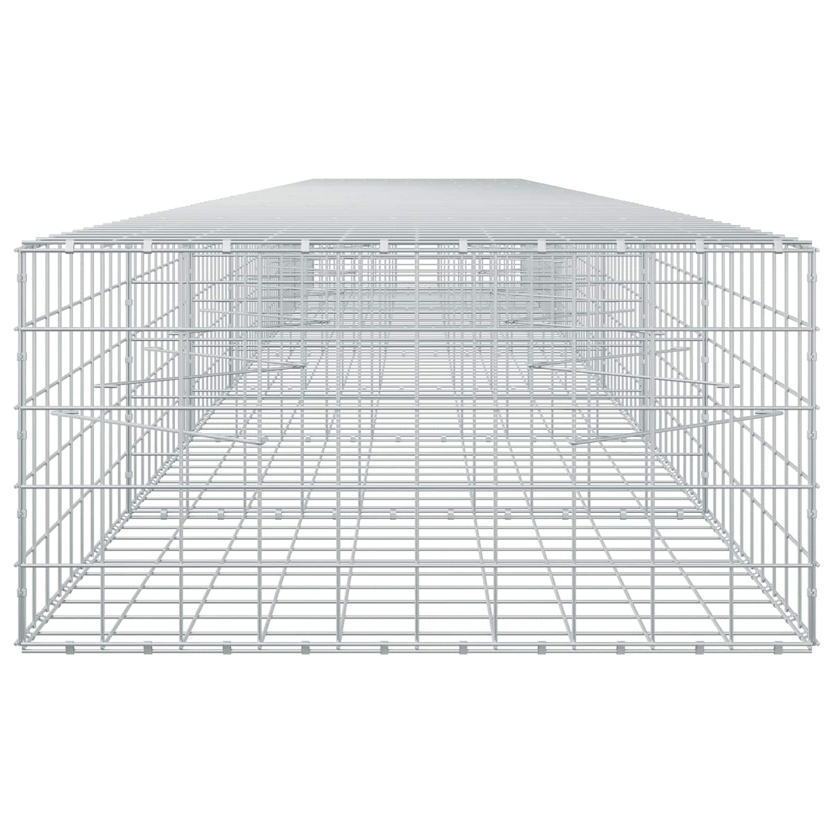 Gabion s žicom debljine 3,5 mm i mrežom 10x10 cm 750x100x50 cm