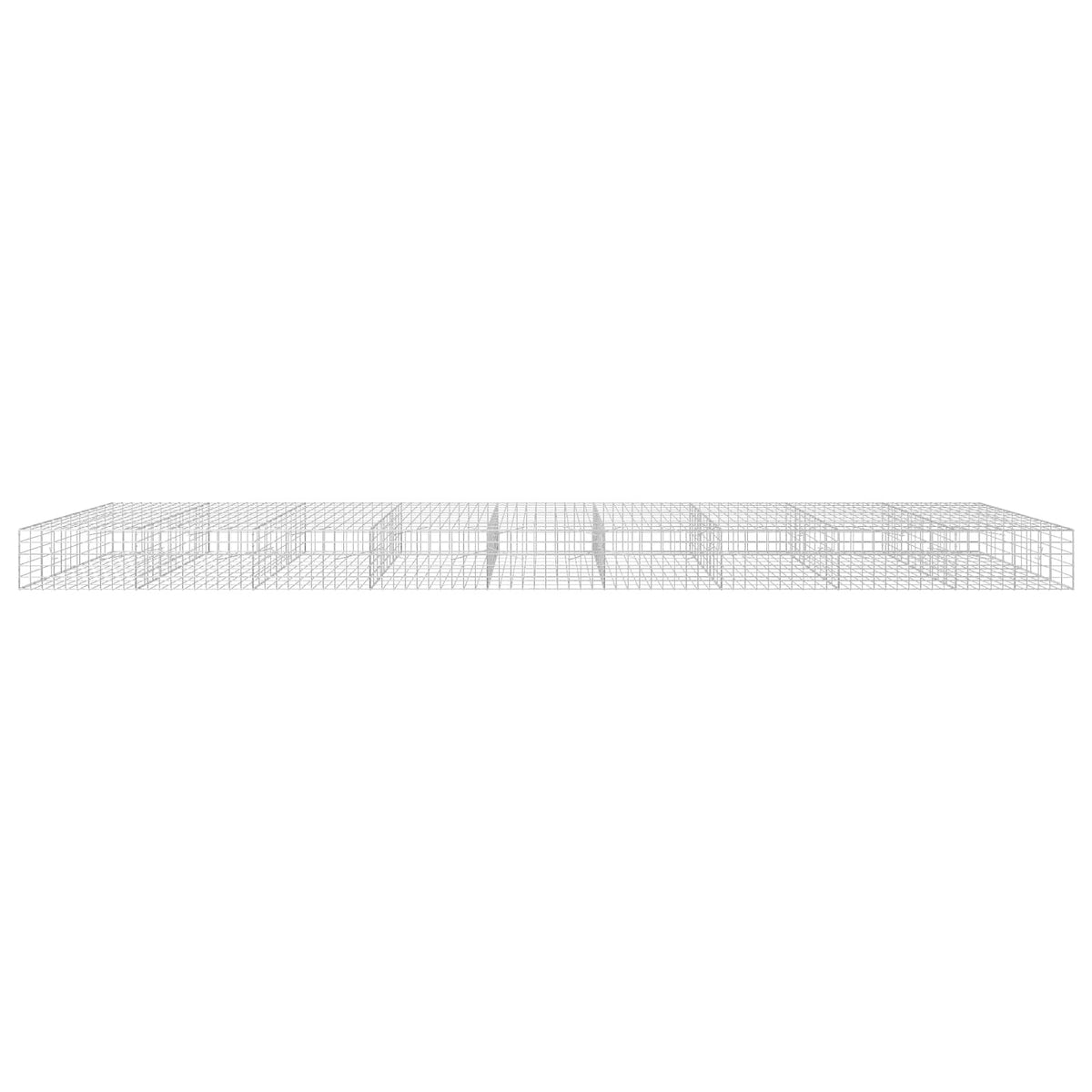 Gabion s žicom debljine 3,5 mm i mrežom 10x10 cm 900x100x50 cm