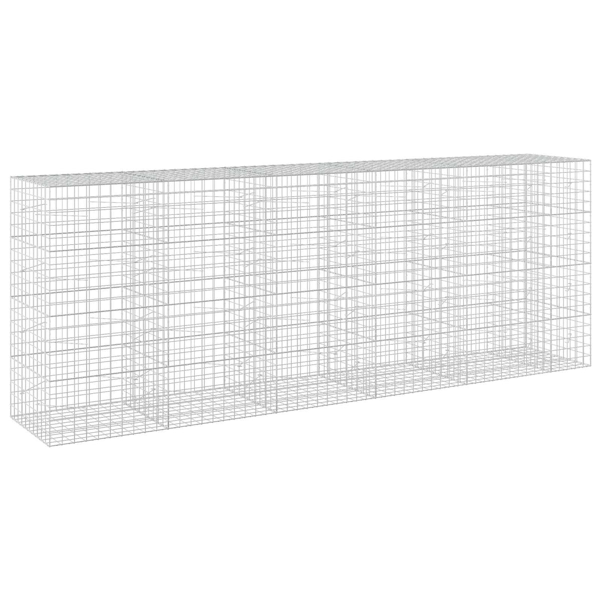 Gabion s žicom debljine 3,5 mm i mrežom 10x10 cm 550x100x200 cm