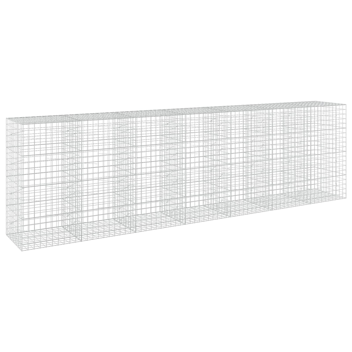 Gabion s žicom debljine 3,5 mm i mrežom 10x10 cm 700x100x200 cm