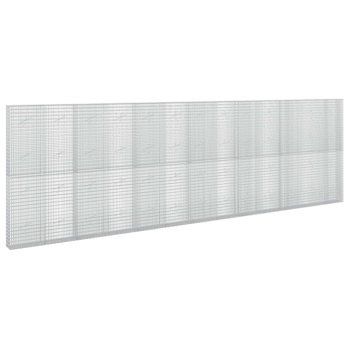 Gabion s žicom debljine 5 mm i mrežom 5x2,5 cm 650x20x200 cm