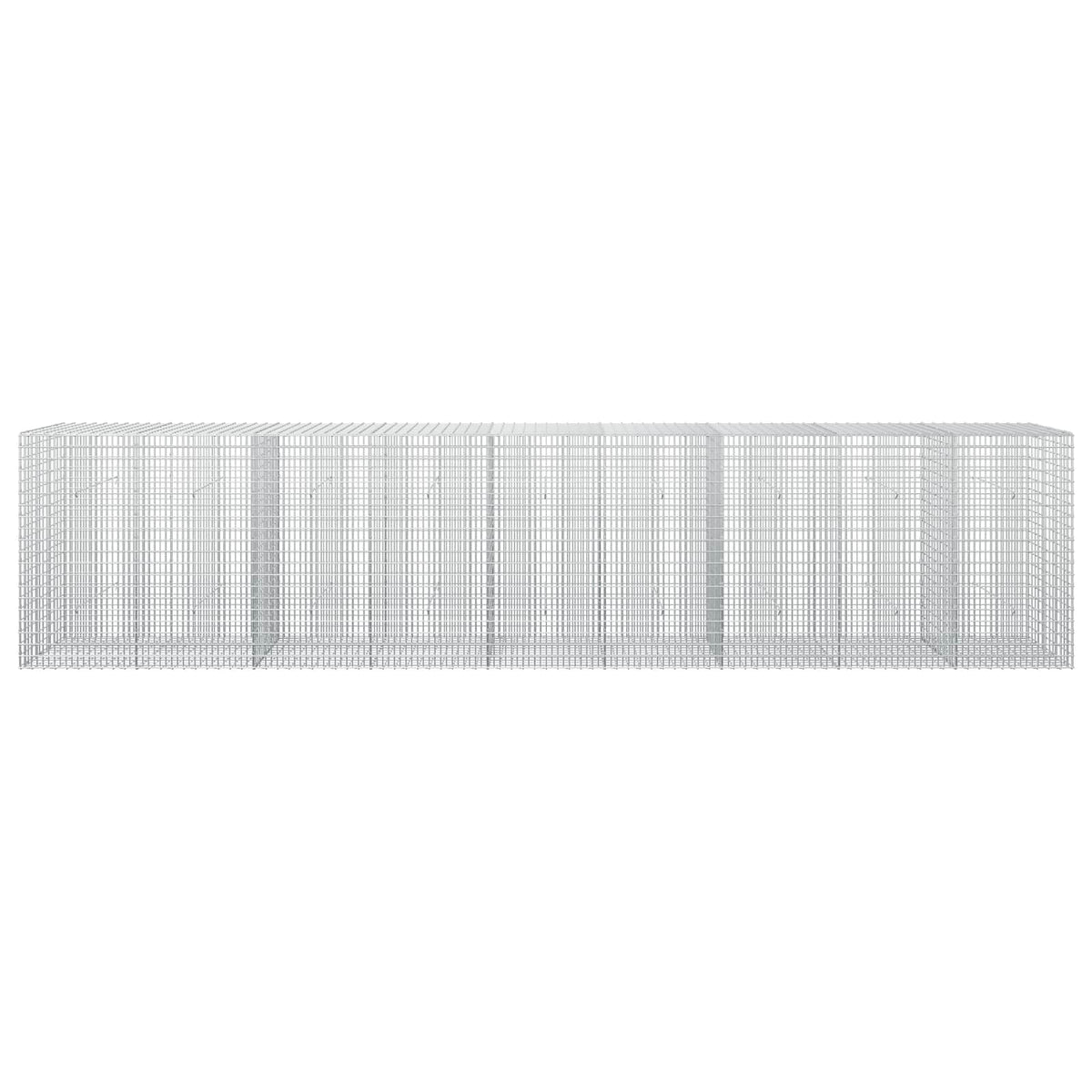 Gabion s žicom debljine 5 mm i mrežom 5x2,5 cm 450x30x100 cm
