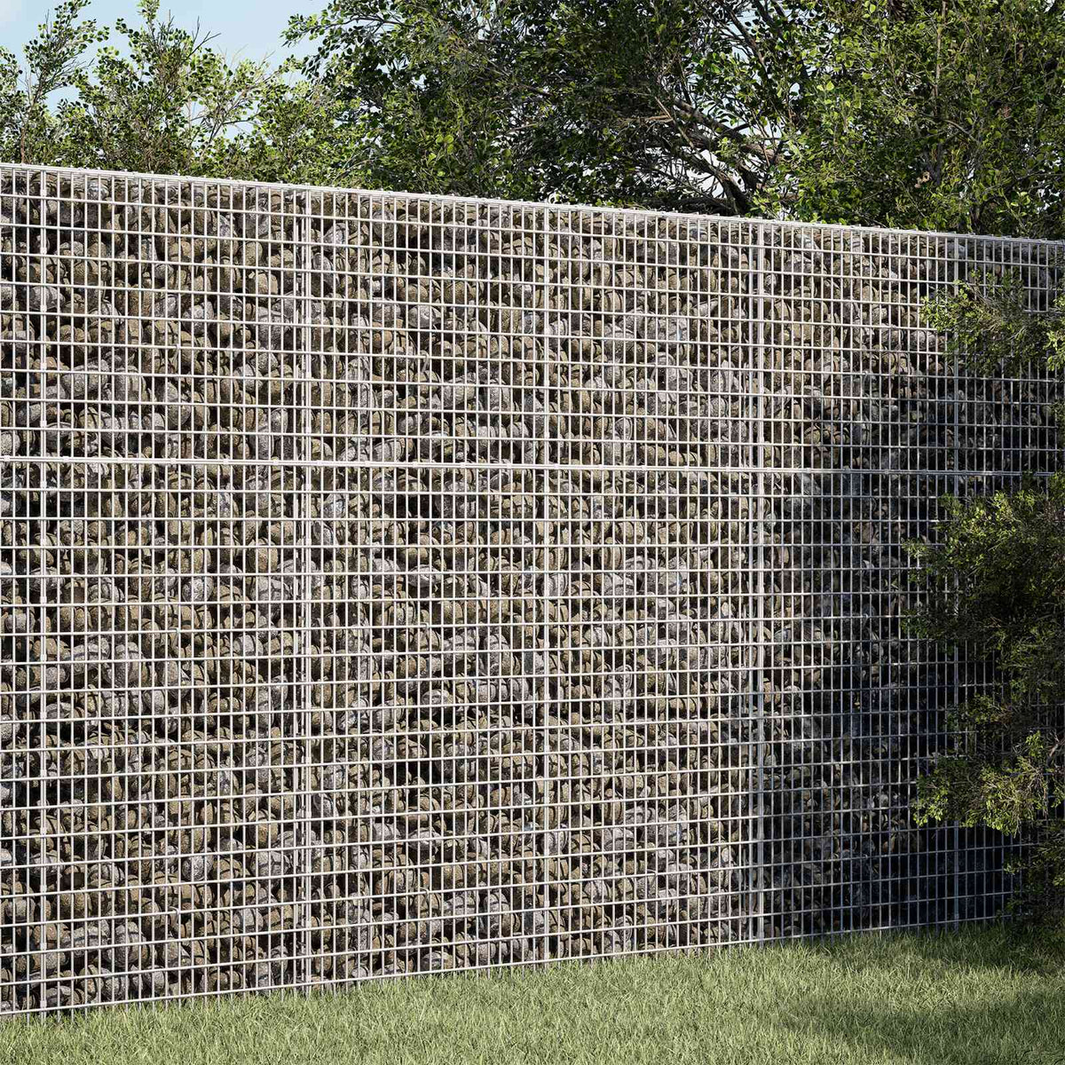 Gabion s žicom debljine 5 mm i mrežom 5x2,5 cm 100x30x150 cm