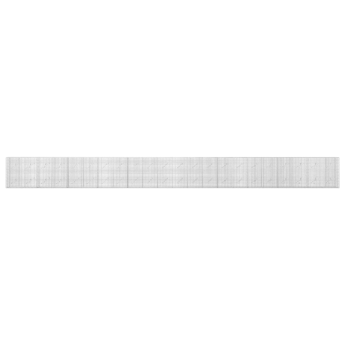 Gabion s 5 mm žicom i mrežom 5x5 cm 1100x10x100 cm