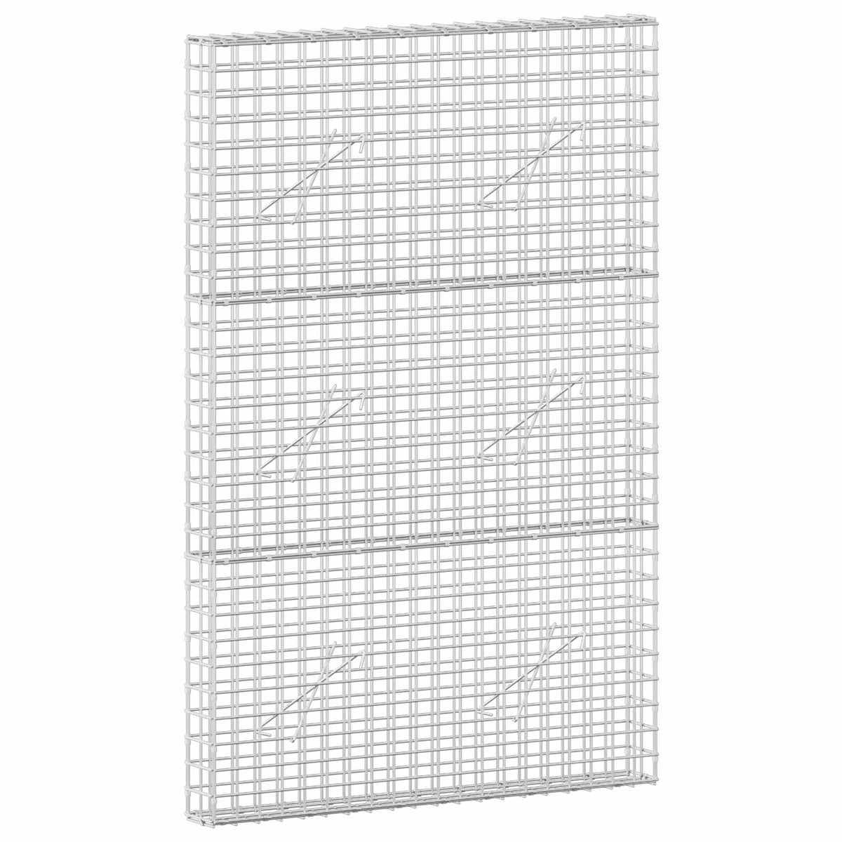Gabion s 5 mm žicom i mrežom 5x5 cm 100x10x150 cm