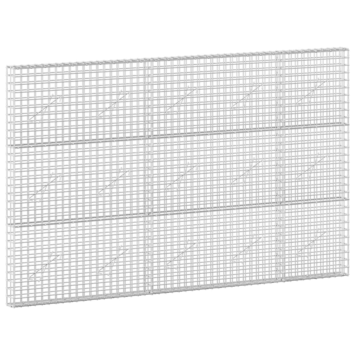 Gabion s 5 mm žicom i mrežom 5x5 cm 250x10x150 cm