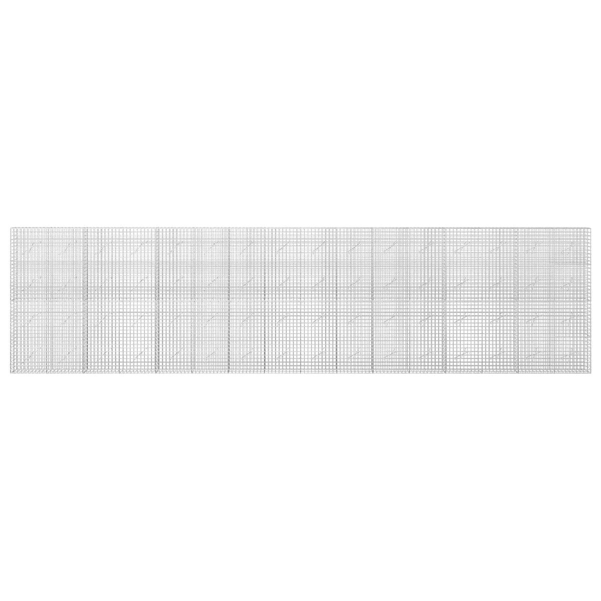 Gabion s 5 mm žicom i mrežom 5x5 cm 800x10x200 cm