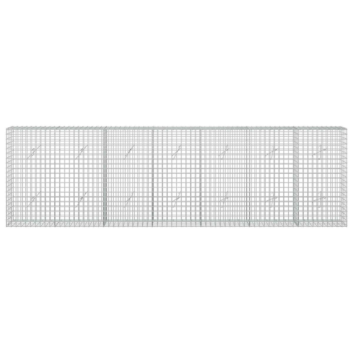 Gabion s 5 mm žicom i mrežom 5x5 cm 350x20x100 cm