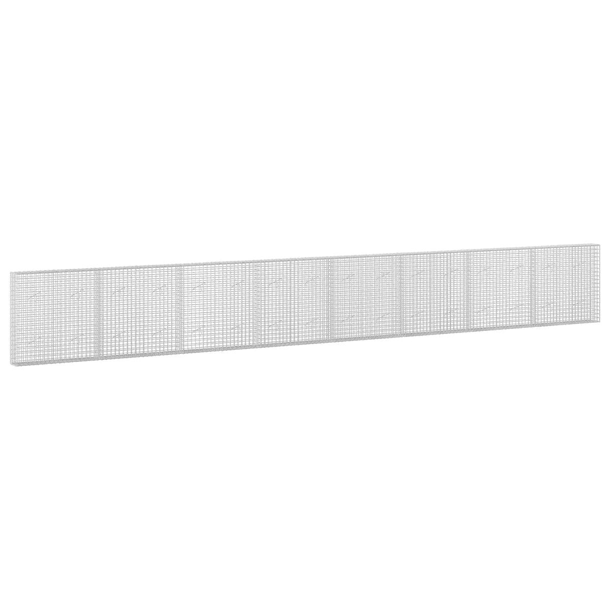 Gabion s 5 mm žicom i mrežom 5x5 cm 800x20x100 cm