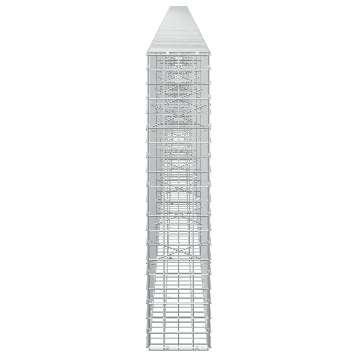 Gabion s 5 mm žicom i mrežom 5x5 cm 800x20x100 cm