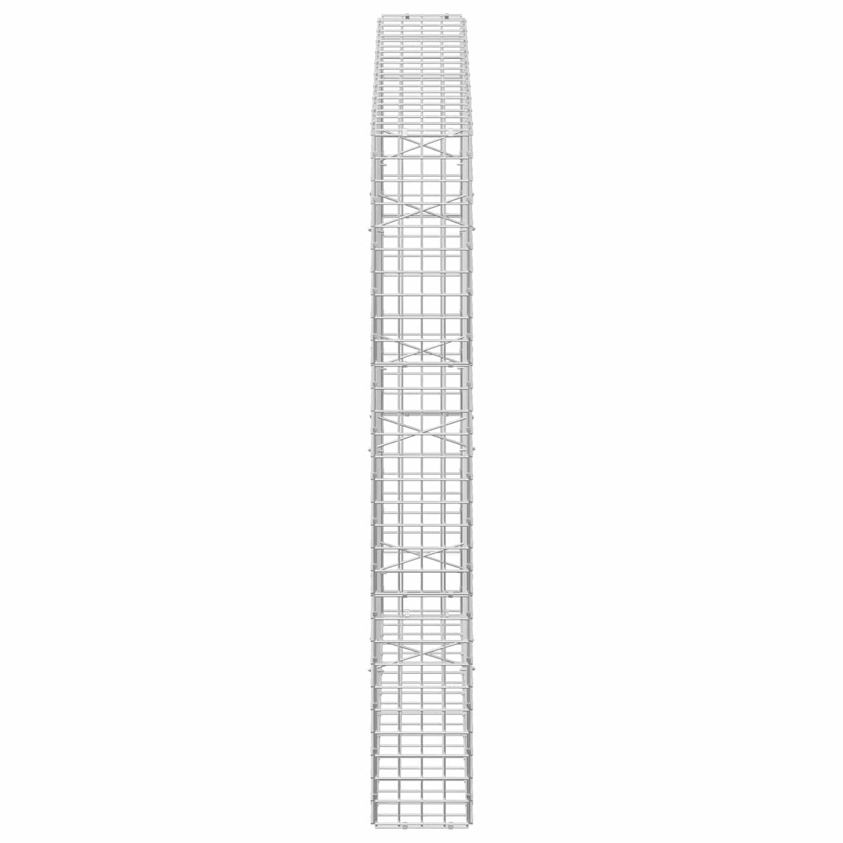 Gabion s 5 mm žicom i mrežom 5x5 cm 100x20x150 cm