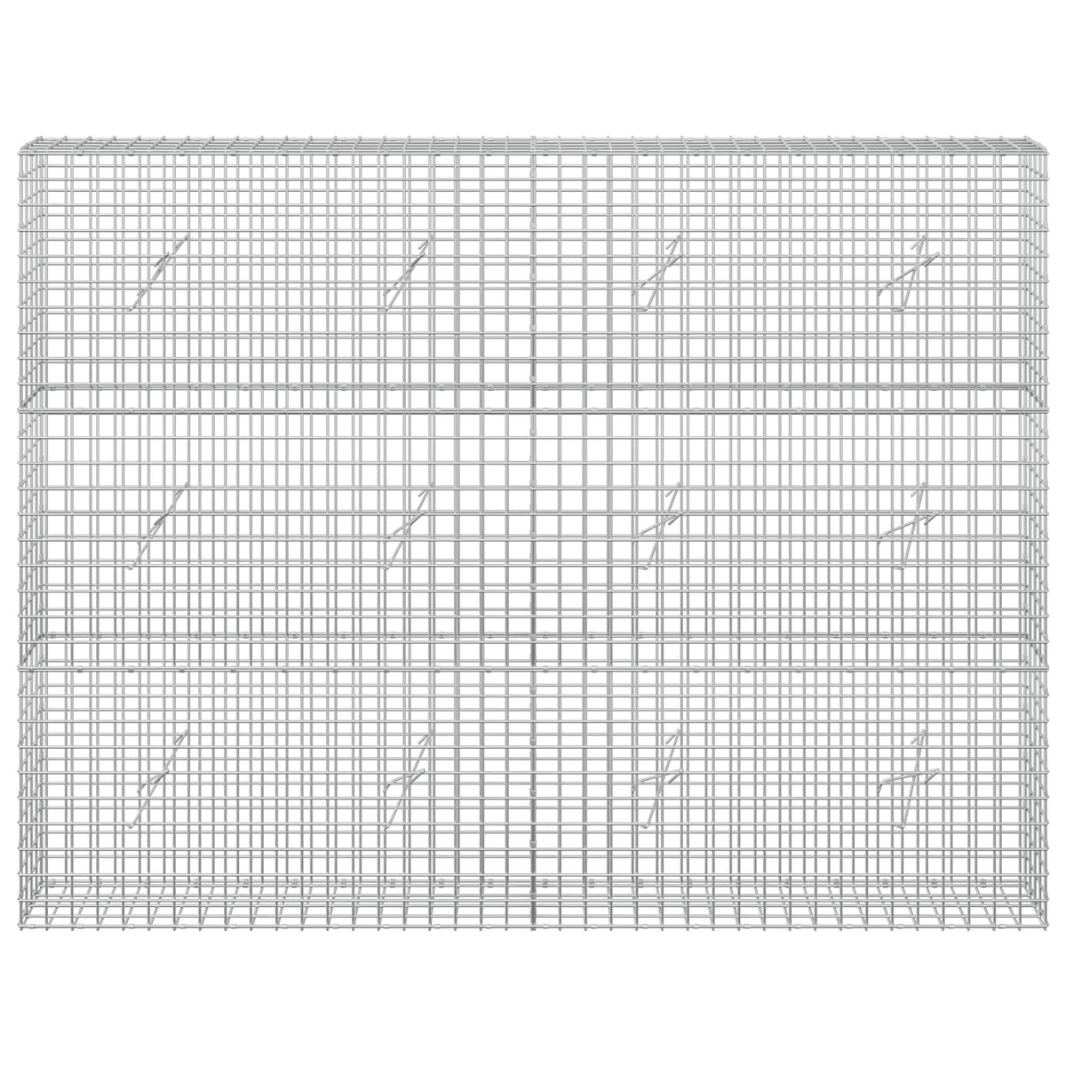 Gabion s 5 mm žicom i mrežom 5x5 cm 200x20x150 cm