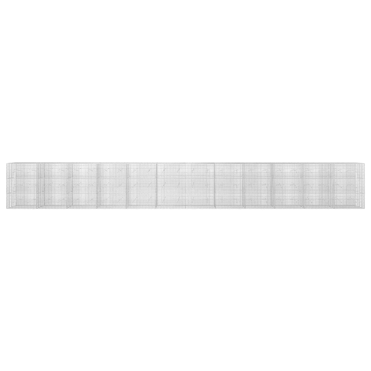 Gabion s 5 mm žicom i mrežom 5x5 cm 1200x20x150 cm