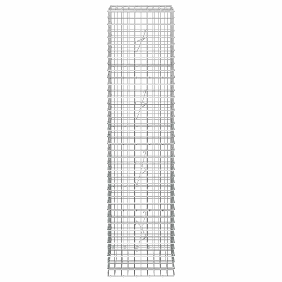 Gabion s 5 mm žicom i mrežom 5x5 cm 50x20x200 cm