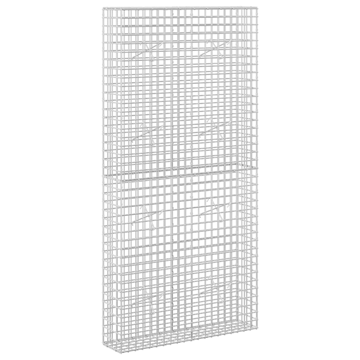Gabion s 5 mm žicom i mrežom 5x5 cm 100x20x200 cm