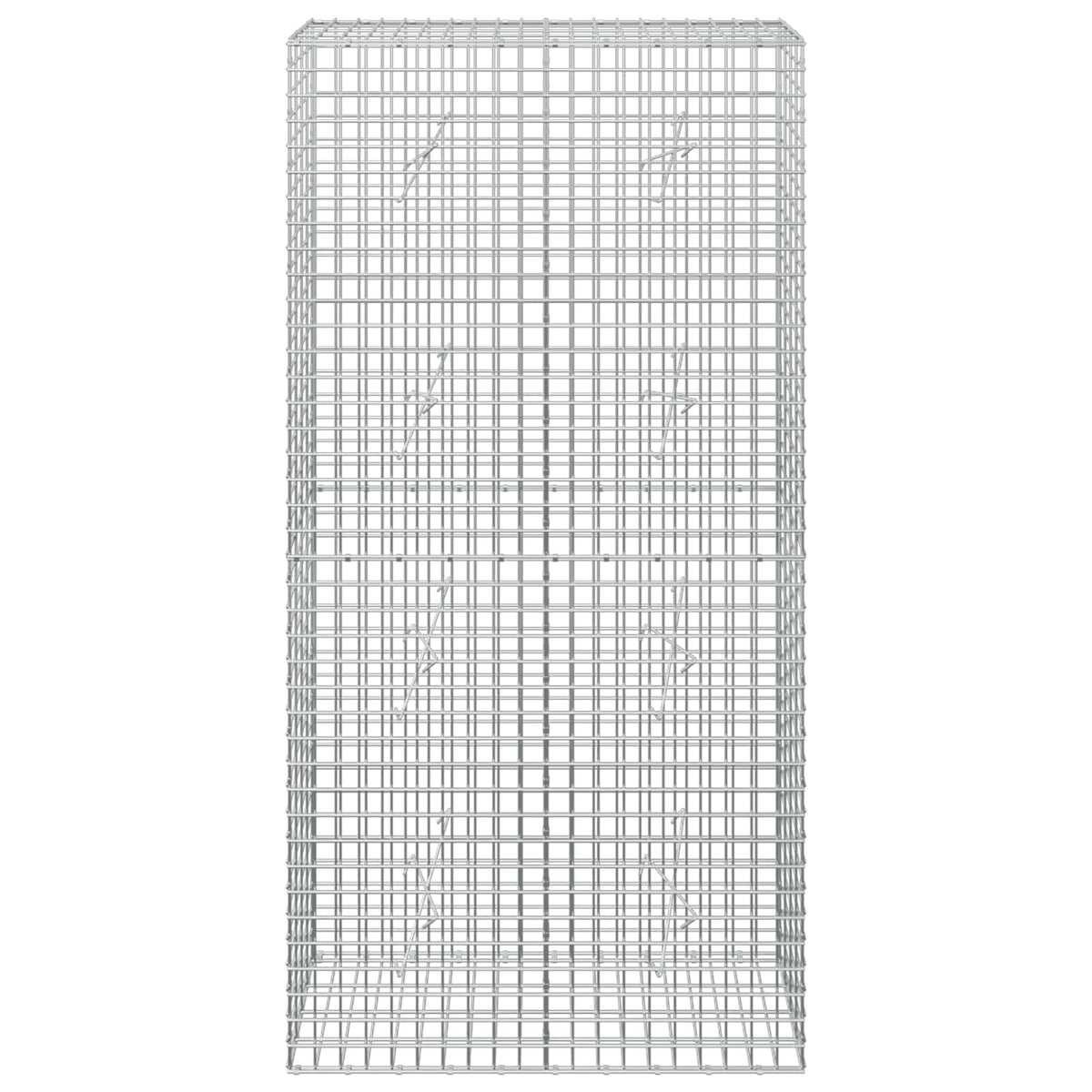 Gabion s 5 mm žicom i mrežom 5x5 cm 100x20x200 cm