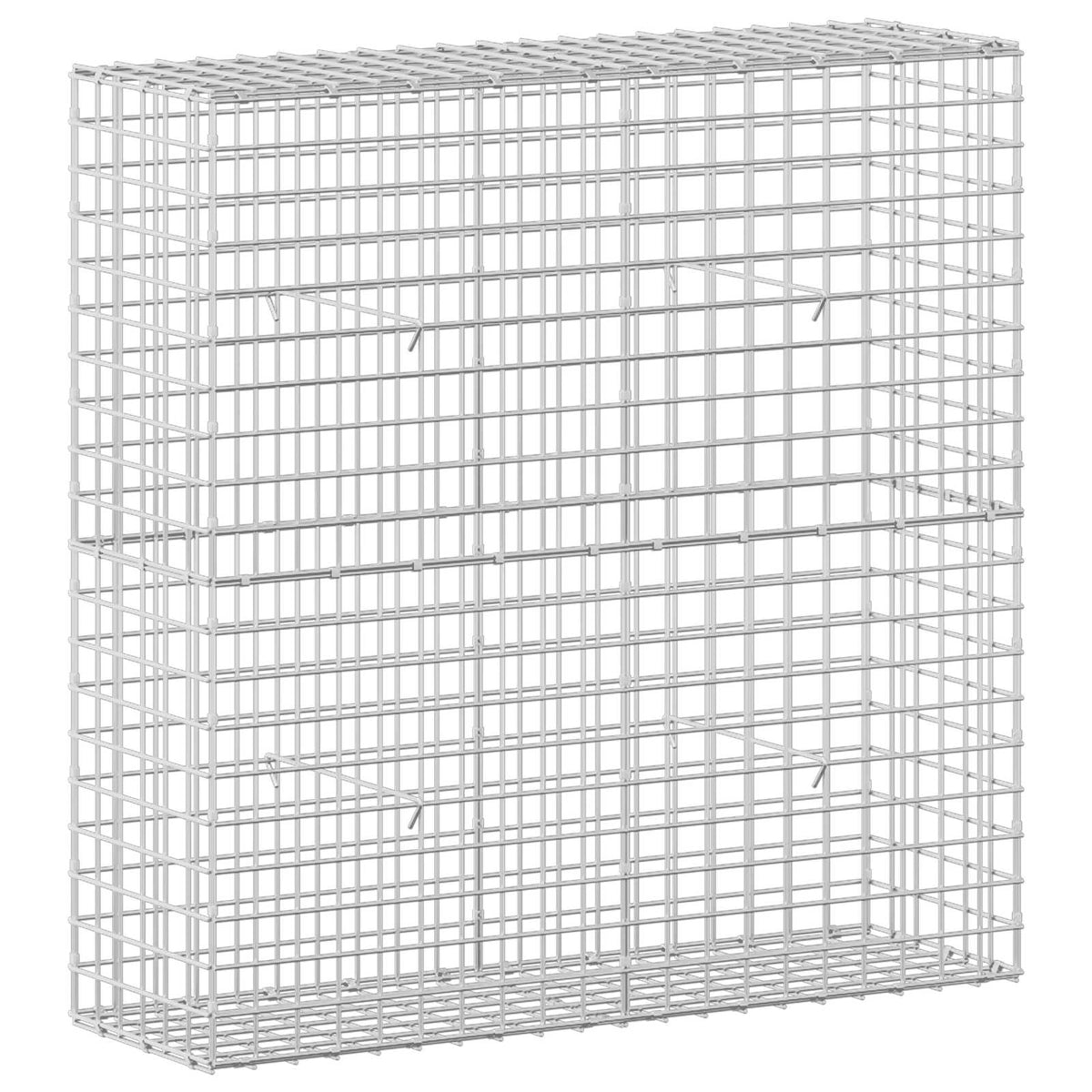 Gabion s 5 mm žicom i mrežom 5x5 cm 100x30x100 cm
