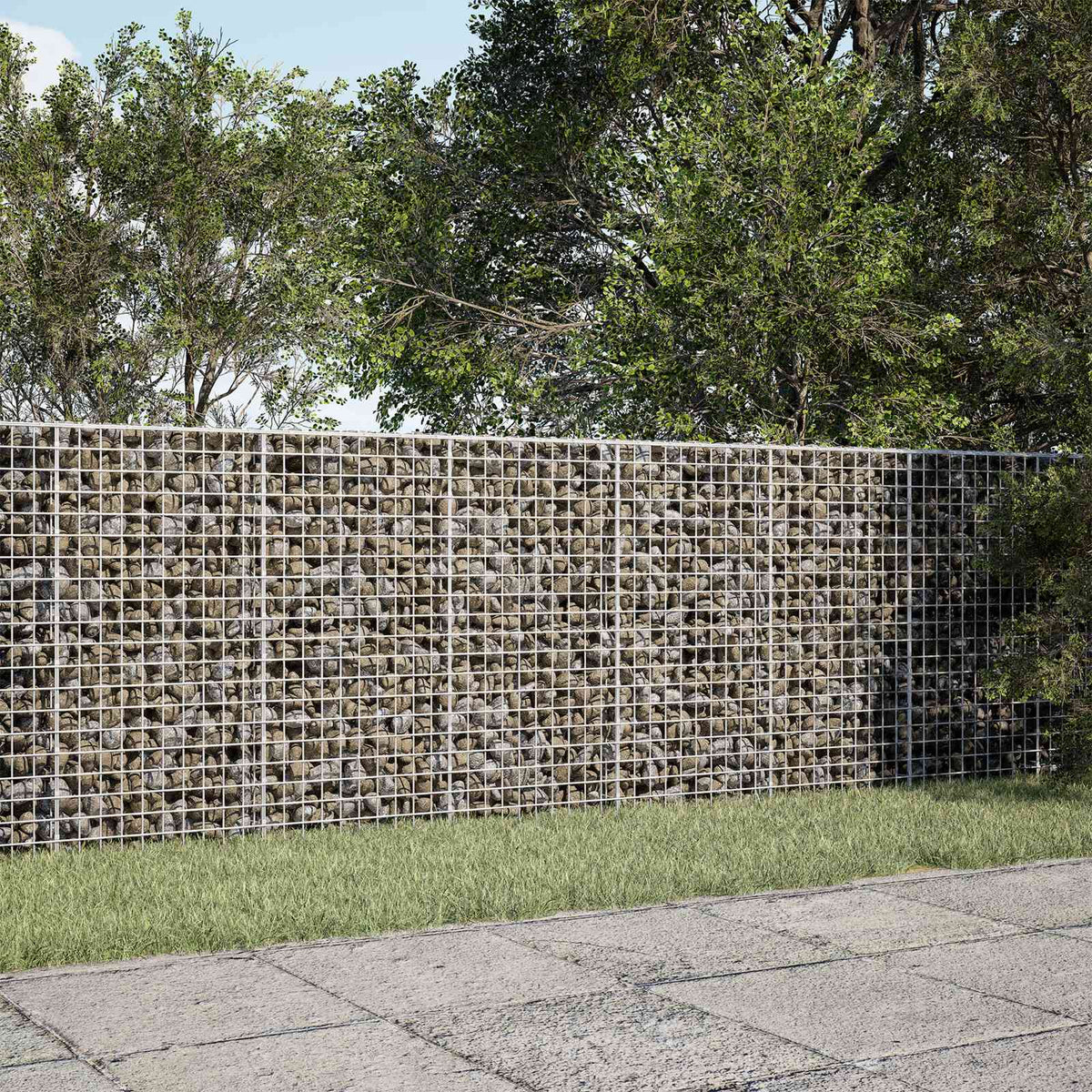 Gabion s 5 mm žicom i mrežom 5x5 cm 300x30x100 cm
