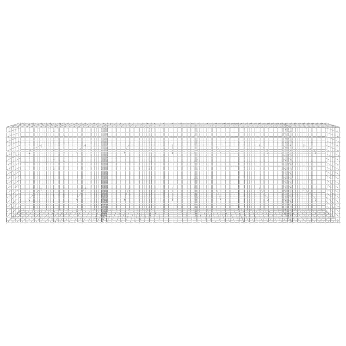 Gabion s 5 mm žicom i mrežom 5x5 cm 350x30x100 cm